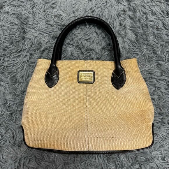 Capezio Elegant Tan and Black Handbag - Picture 1 of 8